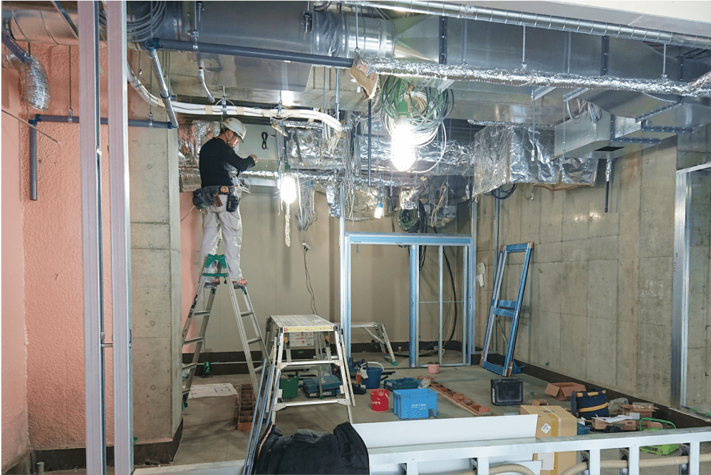 開店時の設備工事